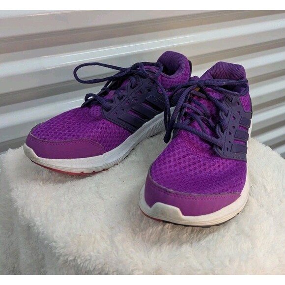 Adidas Galaxy 3 Women's Size 7 Purple Athletic Sneakers Trainers Cloudfoam - Picture 5 of 10